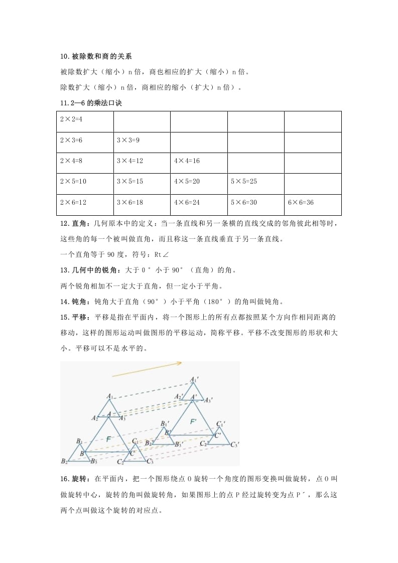 图片[2]-二年级数学下册小学知识点归纳-我要学科网