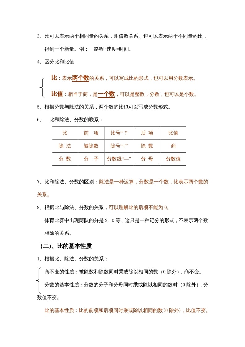 图片[3]-六年级数学上册第2单元归纳总结（人教版）-我要学科网
