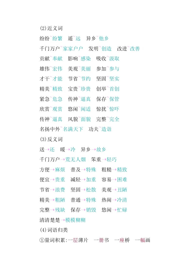 图片[3]-三年级语文下册第三单元知识小结-我要学科网