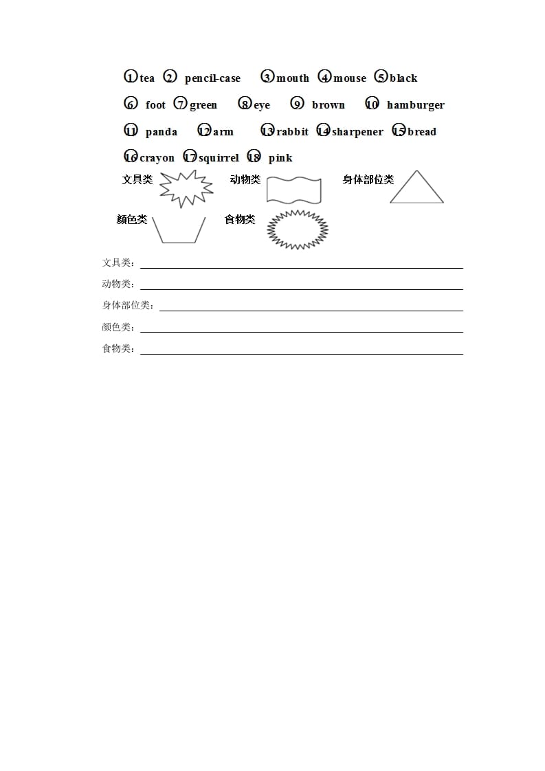 图片[2]-三年级英语上册Unit+4lesson6《pets》习题（人教版一起点）-我要学科网