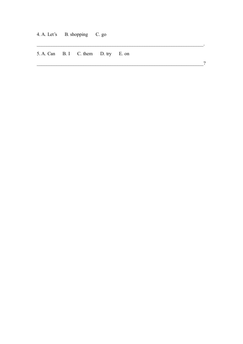 图片[2]-四年级英语上册Lesson31_课时训练（人教版一起点）-我要学科网