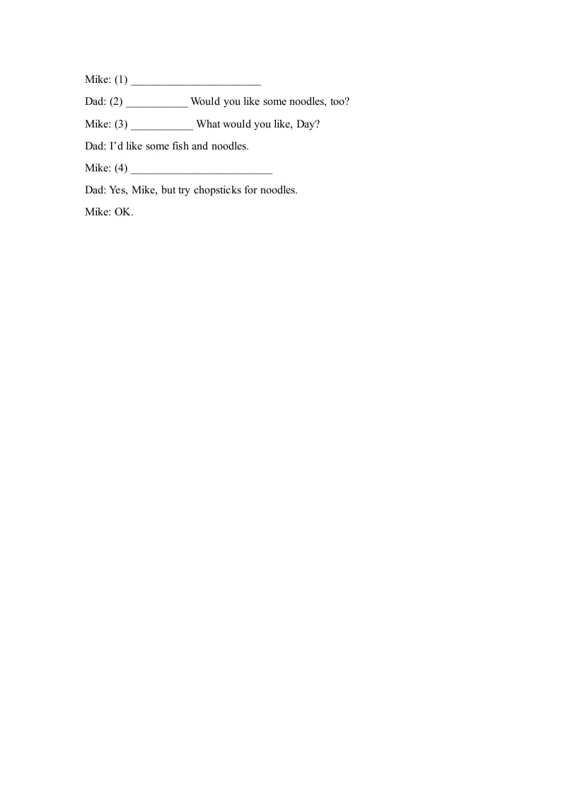 图片[2]-三年级英语上册Unit5_B_Let’s_learn同步习题(3)（人教版一起点）-我要学科网