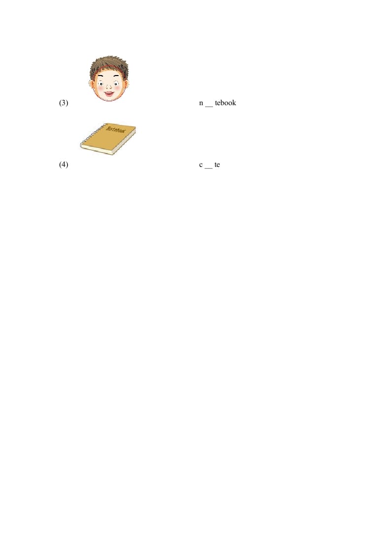 图片[3]-四年级英语上册Unit4_A_同步习题（人教版一起点）-我要学科网