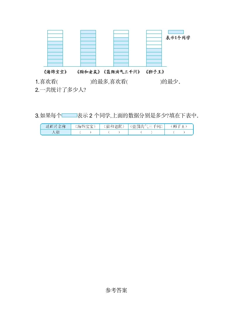 图片[3]-二年级数学下册第一单元检测卷2（人教版）-我要学科网