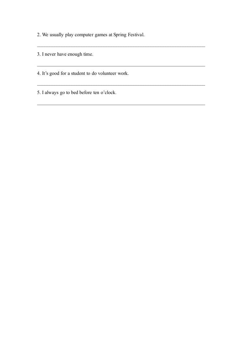 图片[2]-六年级英语上册Unit3_Lesson1_课时训练（人教版一起点）-我要学科网