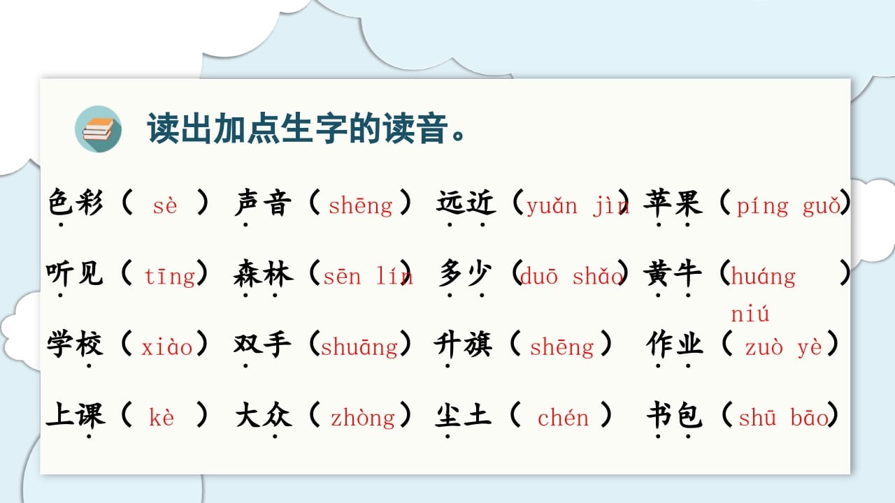 图片[3]-一年级语文上册（复习课件）第五单元（部编版）-我要学科网