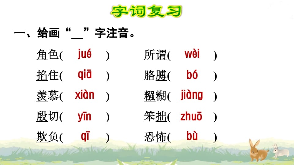 图片[2]-四年级语文上册第6单元复习-我要学科网