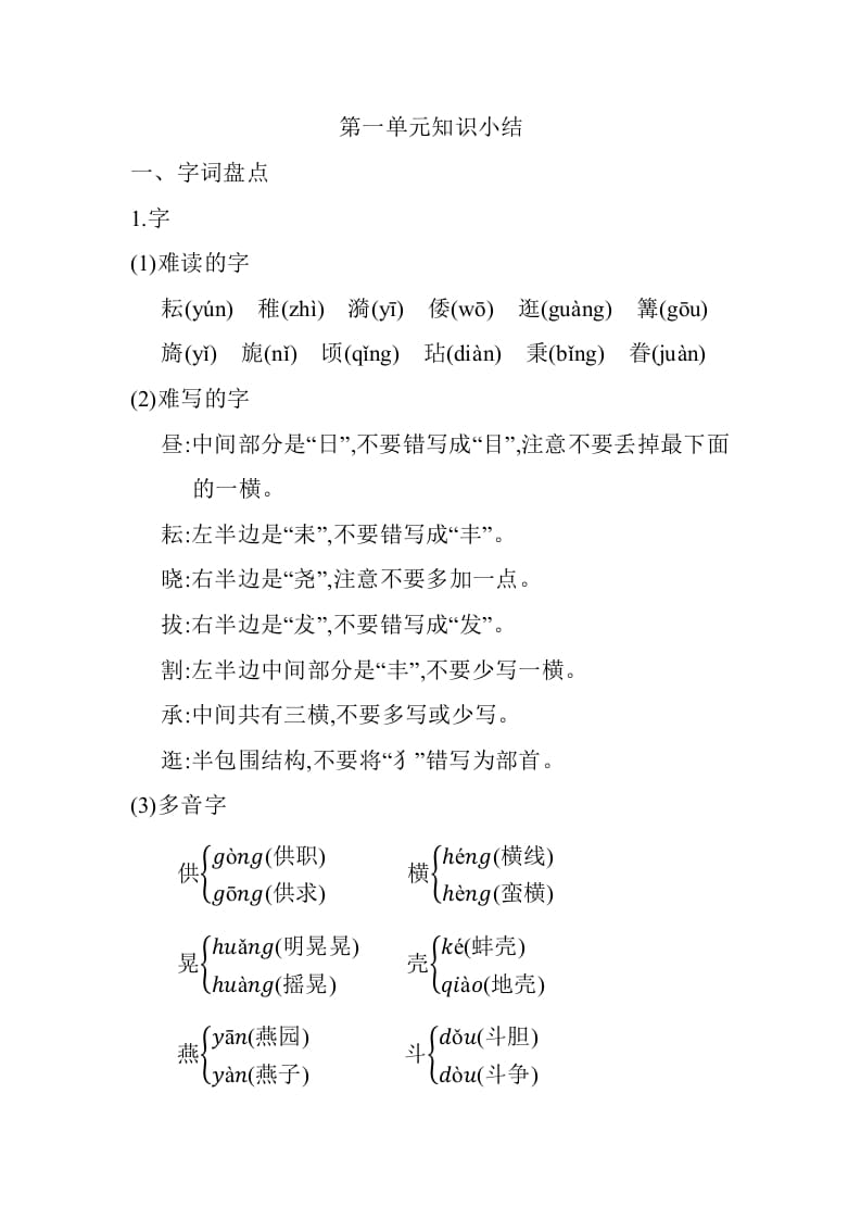 五年级数学下册第一单元知识小结_人教（部编版）-我要学科网