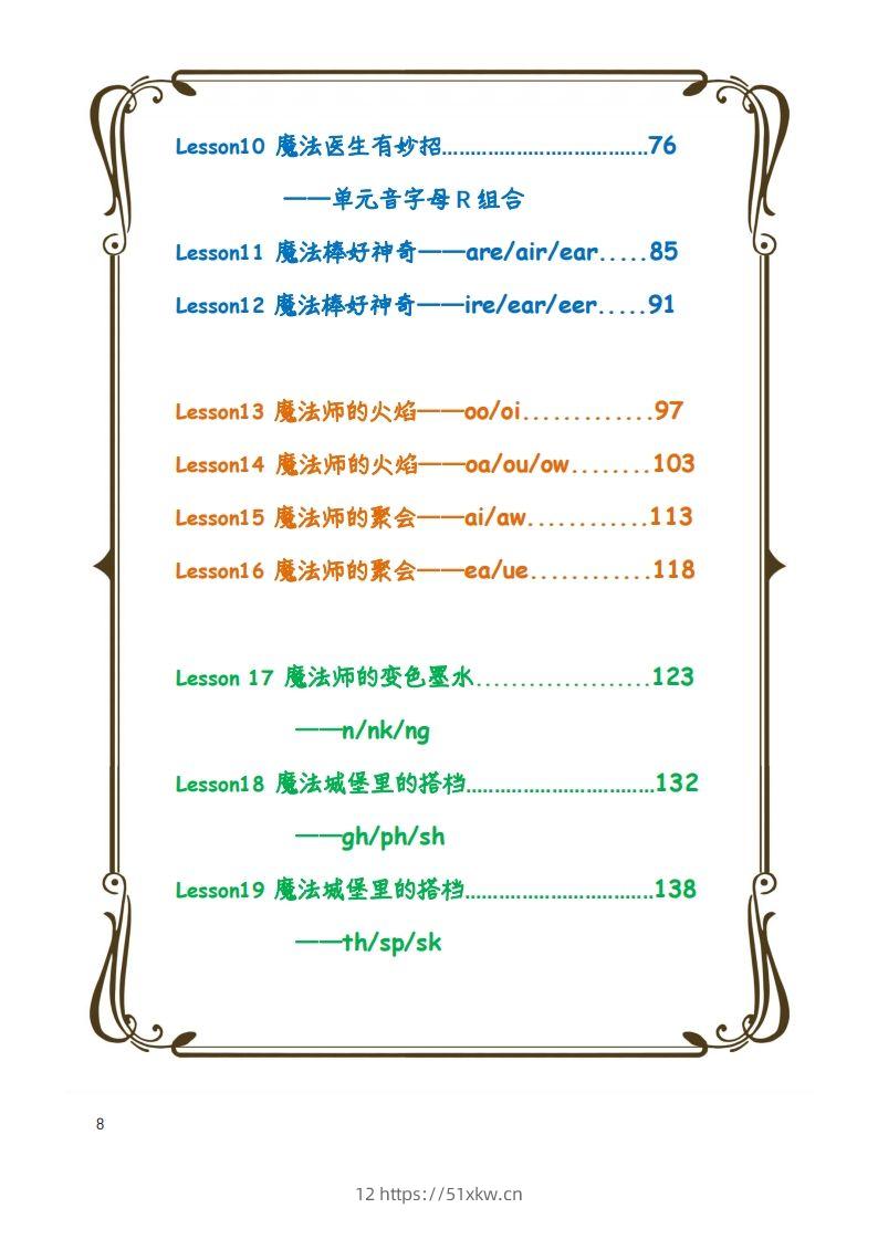 图片[2]-【自然拼读】趣味笔记1-我要学科网